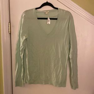 NWT J Crew XL V-Neck Sweater